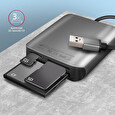 Axagon CRE-S3, USB-A 3.2 Gen 1 - SUPERSPEED čtečka karet, 3-slot & lun SD/microSD/CF, podpora UHS-II