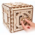 Hračka Ugears 3D dřevěné mechanické puzzle Trezor