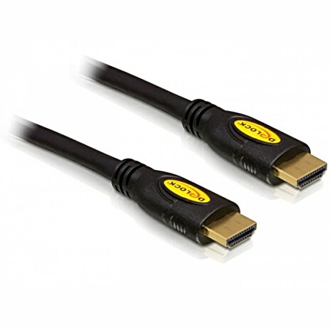 Delock kabel HDMI 1.4 3D TV samec/samec 5m pozlacený