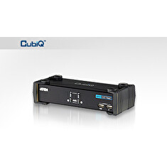 ATEN CS1762A 2-Port DVI USB 2.0 KVMP Switch, 2x DVI-D Cables, 2-port Hub, Audio