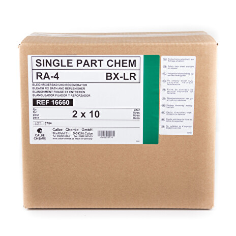 Chemie pro minilaby Calbe RA-4 BX-LR SP pro 2x10l bělící ustalovač