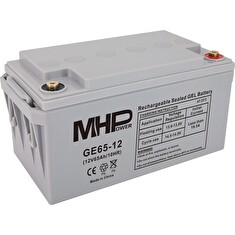 Baterie MHPower GE65-12 GEL, 12V/65Ah, T1-M6, Deep Cycle