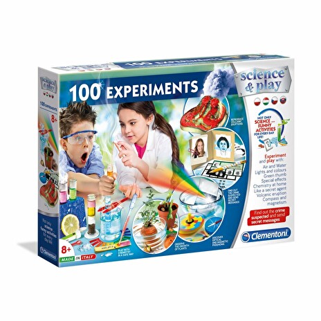 Sada Clementoni Dětská laboratoř - 100 vědeckých experimentů