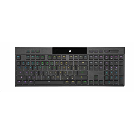 Corsair herní klávesnice K100 RGB AIR Wireless Ultra-Thin Backlit RGB LED, CHERRY ULP Tactile, Black