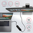 AXAGON HMC-6H4A, USB 3.2 Gen 1 hub, porty 4x USB-A, HDMI 4k/30Hz, PD 100W, kabel USB-C 20cm