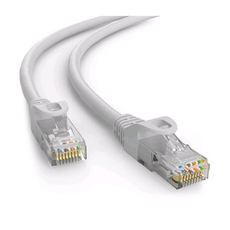 Kabel C-TECH patchcord Cat6e, UTP, šedý, 50m