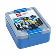 Box svačinový 20 x 17,3 x 7,1 cm + láhev 390 ml, PP + silikon LEGO CITY sada 2díl.