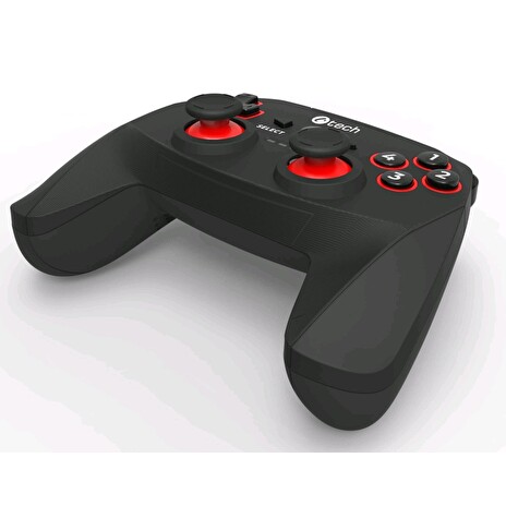 C-TECH Gamepad Khort pro PC/PS3/Android, 2x analog, X-input, vibrační, bezdrátový, USB