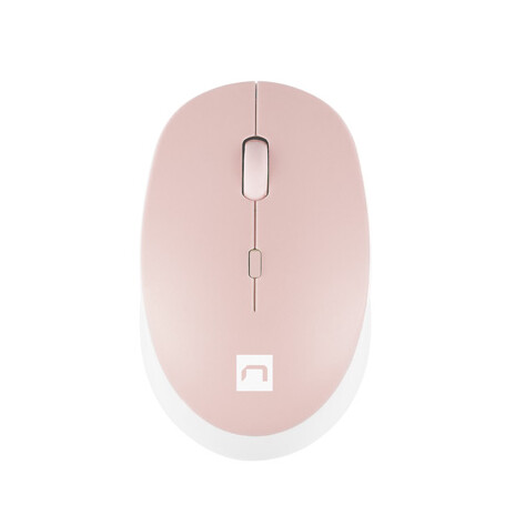 NATEC bezdrátová optická myš HARRIER 2, 1600DPI, BT 5.1, růžovo-bílá