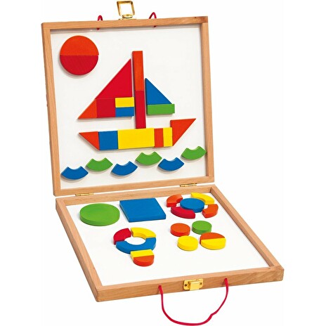 Hračka Woody magnetický kreativní kufřík s tvary