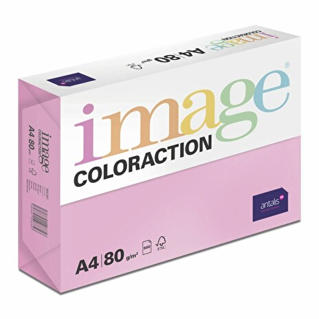 Kancelářský papír Image Coloraction A4/80g, Malibu - reflexní růžová (NeoPi), 500 listů