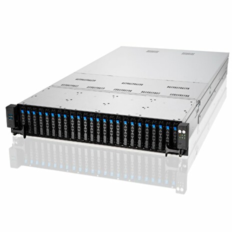 ASUS 2U server 2x SP5, 24x DDR5 ECC R, 12x 3,5/8xNVMe, 4x 1Gb LAN, 2x 2600Wt, IPMI
