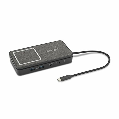 Kensington SD1700p USB-C Dual 4K Portable Docking Station with Qi Charging