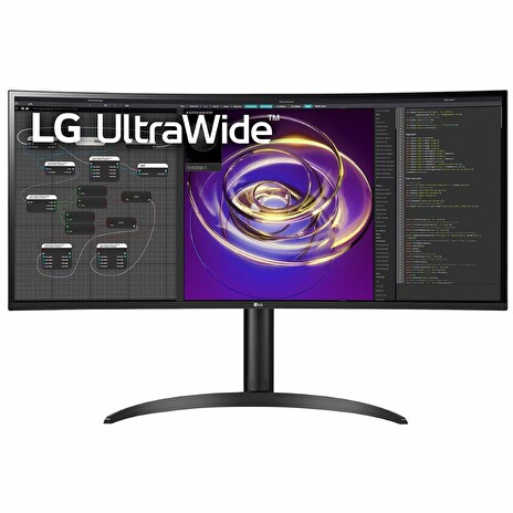 LG monitor 34WP85CP zakřivený IPS / 34" /21:9/ 3440x1440 / 1000:1 / 5ms / 300cd / 60Hz / 2xHDMI / DP / USB-C/repro/čern