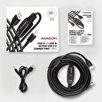 AXAGON ADR-220B, USB 2.0 A-M -> B-M aktivní propojovací / repeater kabel, 20m