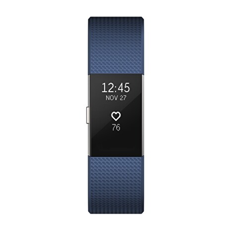 Fitbit Charge 2 Blue Silver (vel. S) Fitness náramek