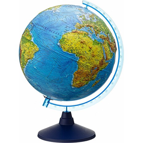 Glóbus Alaysky Globe 25 cm reliéfní fyzický a politický glóbus s LED podsvícením