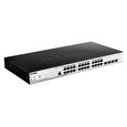 D-Link DGS-1210-28P/ME 24-Port 10/100/1000BASE-T PoE + 4-Port 1 Gbps SFP Metro Ethernet Managed Switch, 193W