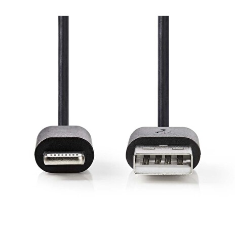 Nedis CCTB39650AL10 - Lightning Kabel| Apple Lightning 8pinový | USB-C™ Zástrčka | 1 m | Hliník / Stříbrná