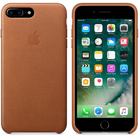 Apple iPhone 7 Plus Leather Case - Saddle Brown