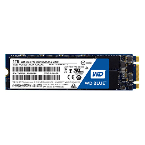 WD SSD 1TB Blue series / M.2 / Interní / 2280