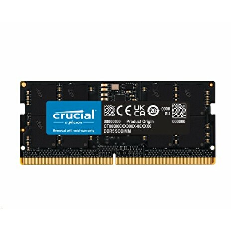 Crucial DDR5 24GB SODIMM 5600MHz CL46 (16Gbit)