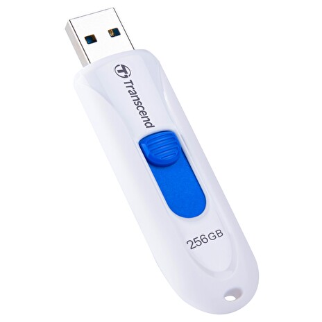 Transcend 256GB JetFlash 790W, USB 3.0 (3.1 Gen 1) flash disk, bílo/modrý
