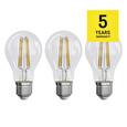 LED žárovka A60/E27/3,8W/60W/806lm/teplá bílá,3ks