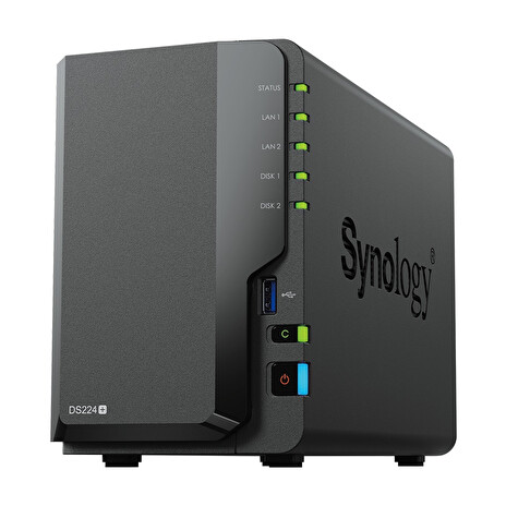 SYNOLOGY DS224+ Disc Station datové úložiště (pro 2x HDD, CPU max 2.7GHz, 2GB DDR4, NAS, DS224plus)