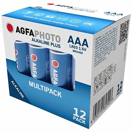 AgfaPhoto Power alkalická batéria LR03/AAA, 12ks
