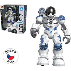 Robot Zigybot policejní Guliver, 22 funkcí, modrá