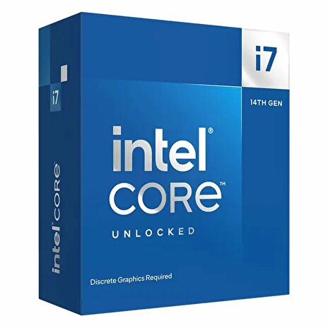 INTEL Core i7-14700KF / Raptor Lake R / LGA1700 / max. 5,6GHz / 8P+12E/28T / 33MB / 125W TDP / bez VGA / BOX