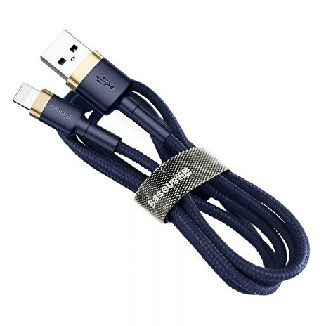 Baseus datový kabel Cafule Lightning 1m 2,4A zlato-modrý