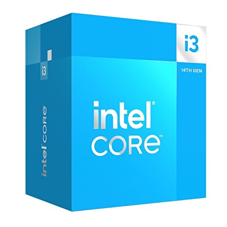 INTEL Core i3-14100 / Raptor Lake R / LGA1700 / max. 4,7GHz / 4P+0E/8T / 12MB / 60W TDP / VGA / BOX