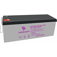 Baterie Conexpro GEL-12-200 GEL, 12V/200Ah, T18-M8, Deep Cycle