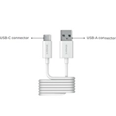 2-Power kabel USB-A TO USB-C, 1M