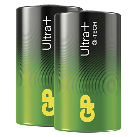 GP Alkalická baterie ULTRA PLUS D (LR20) - 2ks