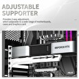 1stCOOL GPU Holder - držiak VGA kovový nastaviteľný biely