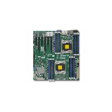 SUPERMICRO MB 2xLGA2011-3, iC612 16x DDR4 ECC R,10xSATA3,(PCI-E 3.0/3,3(x16,x8),2x 10GbE LAN,IPMI