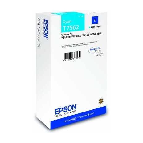 EPSON Ink bar WorkForce-8xxx Series Ink Cartridge L Cyan - 14 ml 1500str.