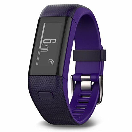 GARMIN fitness náramek vívosmart Optic s GPS/ LCD 1,1"/ Bluetooth/ ANT+/ iOS/ Android (vel.L) fialová