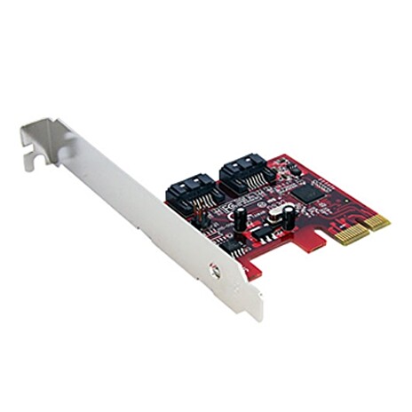 DELL 2-Portový PCI-Express SATA řadič pro rozšíření serveru na 4x 3.5" + 2x 2.5" disky/ pro PowerEdge T20/ T30/ T40