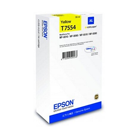Epson inkoustová náplň/ C13T755440/ WF-8090/ 8590/ XL Žlutá
