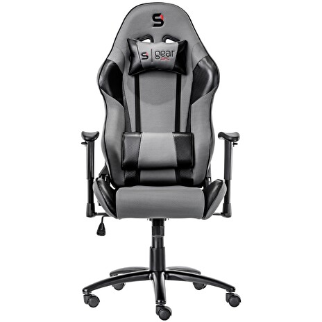 SPC Gear SR300 GY herní židle šedá - textilní