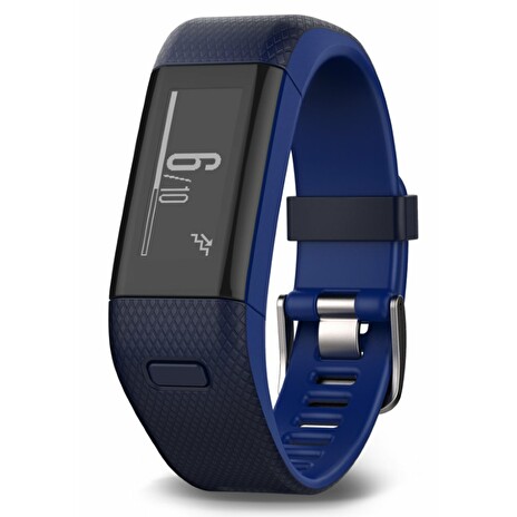 GARMIN fitness náramek vívosmart Optic s GPS/ LCD 1,1"/ Bluetooth/ ANT+/ iOS/ Android (vel.L) modrá