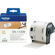 BROTHER papírové štítky DK-11209/ QL/ úzké adresy/ 800 ks/ 29 x 62mm