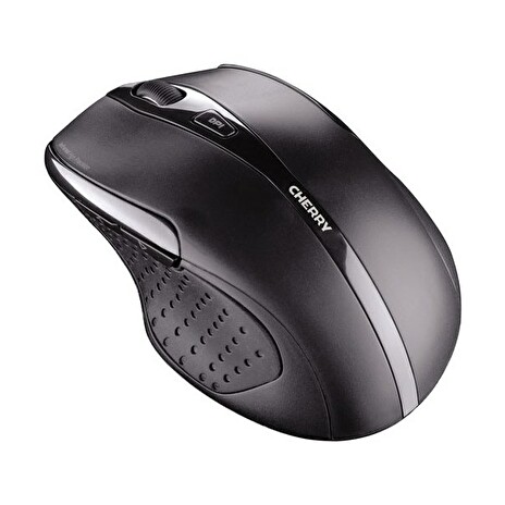 CHERRY myš MW 3000, bezdrátová, ergonomická, USB, černá