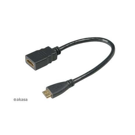 AKASA - HDMI na mini HDMI adaptér - 25 cm