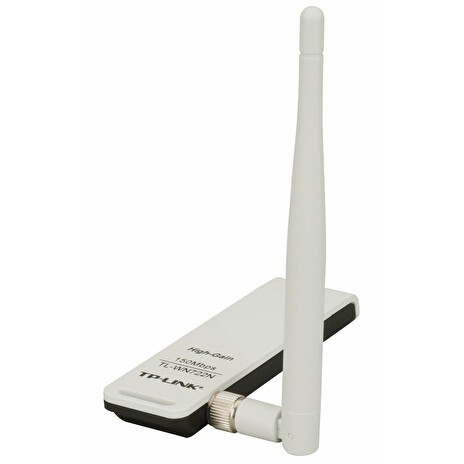 TP-LINK TL-WN722N/ bezdrátový USB adapter/ RSMA externí antena 150 Mbps
