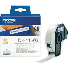 BROTHER papírové štítky DK-11203/ QL/ databáze/ 300ks/ 17 x 87mm